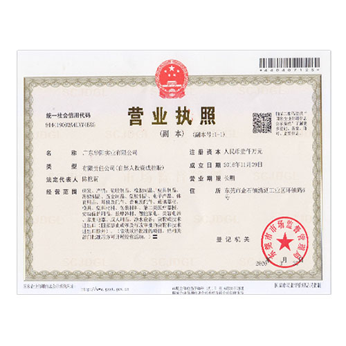 営業許可証です